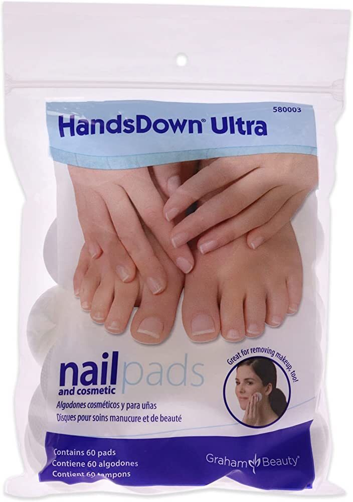 33-642950 HANDSDOWN ULTRA NAIL & COSMETIC PADS 240/PK